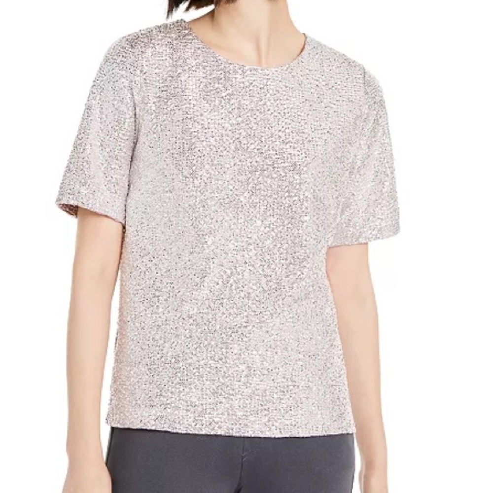 Monteau Champagne Sparkle Top
